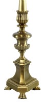 Bronzed Lion Foot Table Lamp