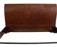 King Caned Sleigh Bed