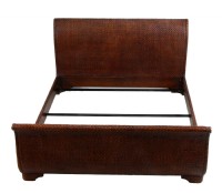 King Caned Sleigh Bed