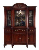 Double Tripod Pedestal Wooden Dining Room Set