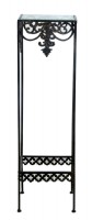 Glass Shelf Metal Plant Stand