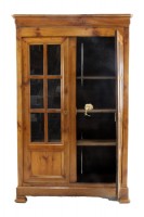 Antique Chestnut Display Cabinet