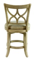 Pair of Wooden Swivel Chairs