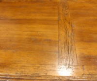 French Wooden Trestle Base Dining Set