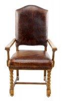French Wooden Trestle Base Dining Set