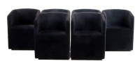 Set of 6 Ellison Barrelback slope armchairs