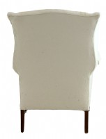 Uphoplstered Wingback Arnchair