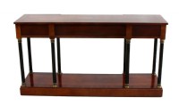 Century Narrow Mahogany Console