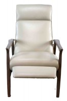 recliner with wood arms