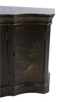 Curved Chinoserie Sideboard