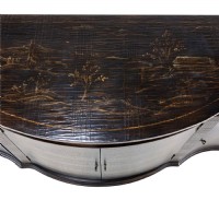 Curved Chinoserie Sideboard