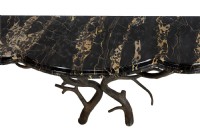 MarbleTop MetalTree Base ConsoleTable