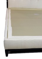 Upholstered King Size Platform Bed