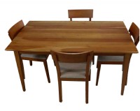 Cherry Dining Table & Four Chairs