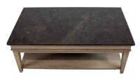 Granite Top Cocktail Table