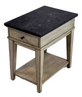 Granite Top End Table