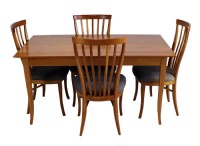 Cherry Dining Table & Four Chairs