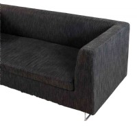 Charcoal Upholstered Contemporary Sofa