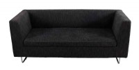 Charcoal Upholstered Contemporary Sofa