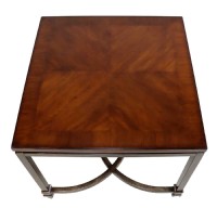 Flexsteel wood and metal occassional table
