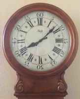 Sligh Pine Grandfather Clock