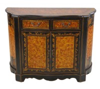 Inlaid Demilune Chest