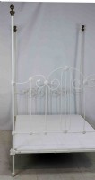 Vintage Ornate Metal Frame Full SIze Bed