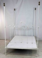 Vintage Ornate Metal Frame Full SIze Bed