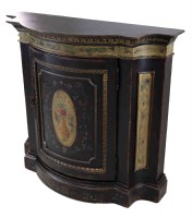 Habersham Handpainted Demilune Cabinet
