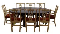 Set of Eight Chippendale Dining Chairs