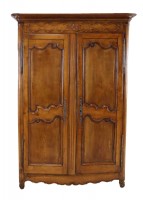 French Antique Cherry Armoire