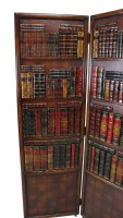 Two Panel Wooden Library Book Room Screen