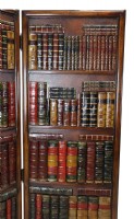 Two Panel Wooden Library Book Room Screen