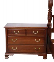 Five Piece King Mahogany Bedroom Set