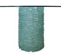 Custom Round Glass Top Table