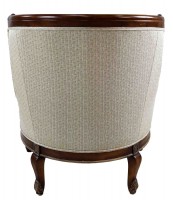 Custom Upholstered Barrel Chair