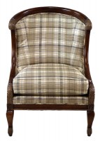 Custom Upholstered Barrel Chair