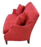 Red Upholstered Loveseat