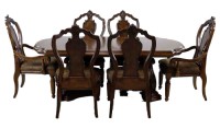 Wooden Baroque Style Dining Room Set