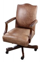 Brown Leather desk chair