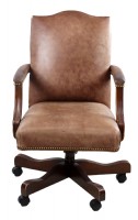Brown Leather desk chair