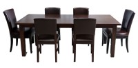 Brown Wooden Dining Set