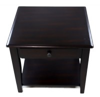 Brown Wooden End Table