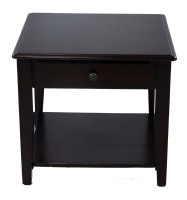 Brown Wooden End Table