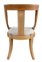 Set of Four Wooden Framed Upholstered Seat Chairs