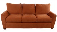 Orange Upholstered Sleeper Sofa
