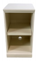 White Two Shelf Storage Bookcase