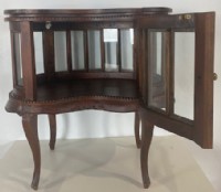 Kidney Shaped Display Cabinet