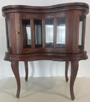 Kidney Shaped Display Cabinet