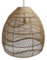 rattan hanging light